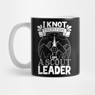 I knot therefore I am a Scout Leader Mug